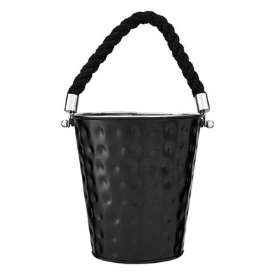 Orsina Miressa Medium Black Party Bucket – Modern Ice Beverage Tub