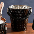 Orsina Miressa Medium Black Party Bucket – Modern Ice Beverage Tub
