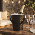 Orsina Miressa Medium Black Party Bucket – Modern Ice Beverage Tub