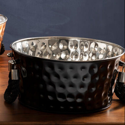 Orsina Miressa Large Black Party Bucket – Insulated Beverage Tub