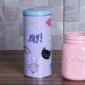 Orsina Kids Storage Canister – Pastel Pink Desk Organizer with Lid