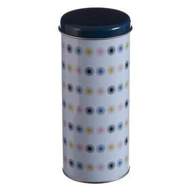 Orsina Paice Round Storage Canister – White Ceramic Kitchen Jar with Lid