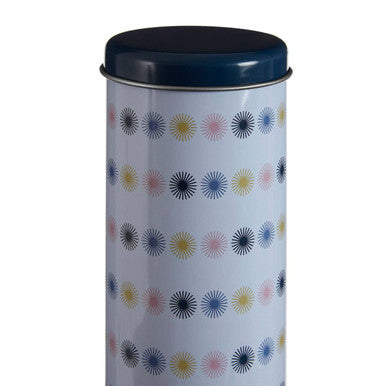 Orsina Paice Round Storage Canister – White Ceramic Kitchen Jar with Lid
