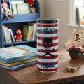 Orsina Pirate Round Storage Canister – Kids Desk Organizer & Toy Tin