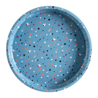 Orsina Paice Stellar Serving Tray – Blue Speckled Celestial Home Decor