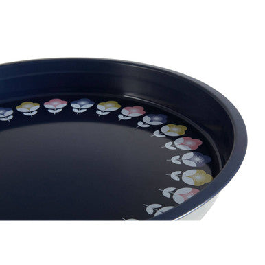 Orsina Paice Serving Tray – Navy Blue Mandala Patterned Decor
