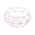 Orsina Vertex Pink Fruit Basket – Metal Kitchen Countertop Organizer