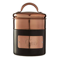 Orsina Prescott Tea Canister – Charcoal and Copper Kitchen Storage