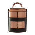 Orsina Prescott Coffee Canister – Charcoal and Copper Storage Tin