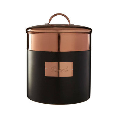 Orsina Prescott Charcoal and Copper Bread Bin – Modern Kitchen Storage