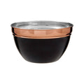 Orsina Prescott Small Mixing Bowl – Black and Copper Kitchen Prep Bowl