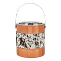 Orsina Albany Ice Bucket – Insulated Copper-Gold Barware with Lid