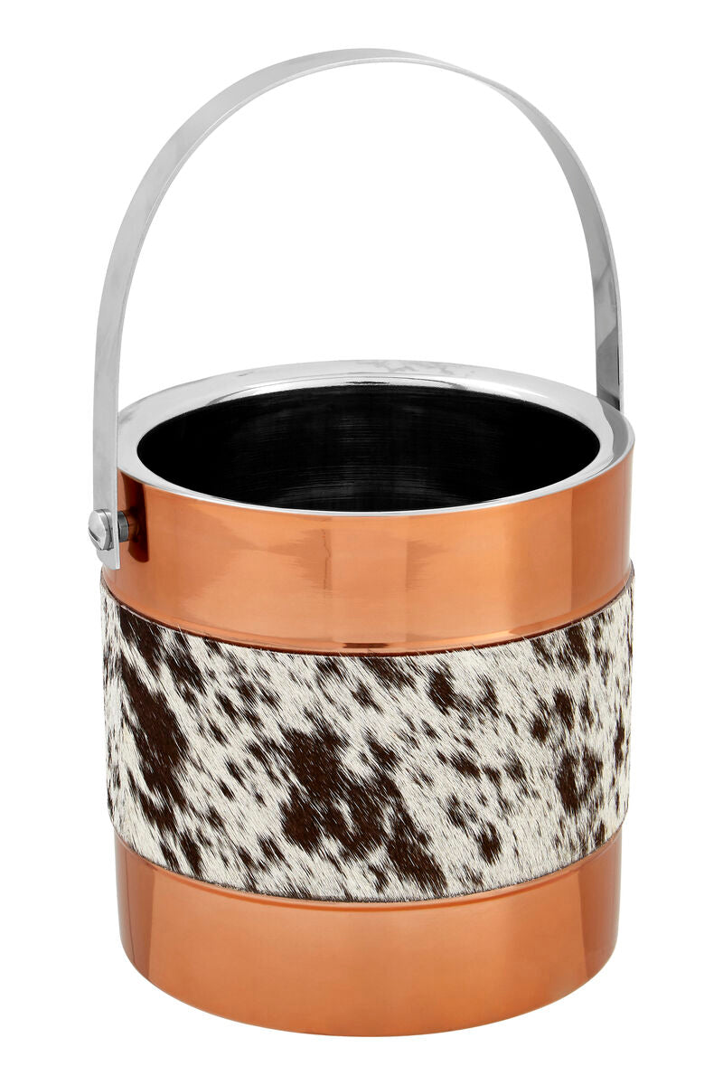 Orsina Albany Ice Bucket – Insulated Copper-Gold Barware with Lid
