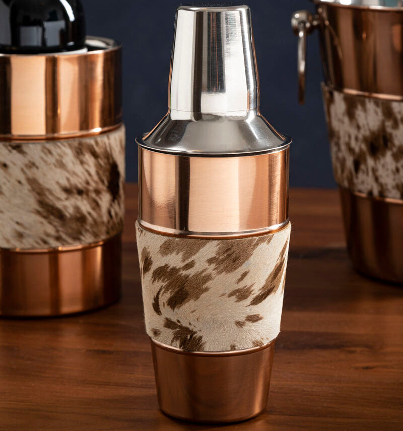 Orsina Albany Cocktail Shaker – Copper Gold Cobbler Style Barware