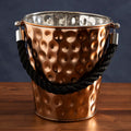Orsina Miressa Copper Party Bucket – Medium Wine Chiller with Rope Handle