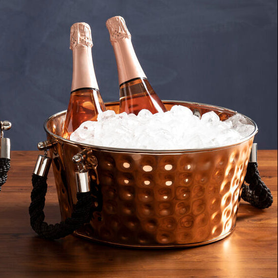 Orsina Miressa Large Copper Party Bucket with Rope Handle | 1 Unit