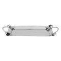 Orsina Miressa Small Grapes Tray – Hammered Stainless Steel Server
