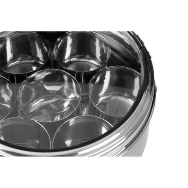Orsina Syd Spice Storage Containers - Set of 7 Jars with Clear Lids