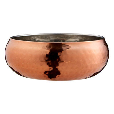 Orsina Miressa Rose Gold Hammered Small Bowl | Decorative Serving Dish
