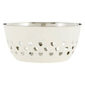 Orsina Hollis Hearts Ivory Decorative Bowl – Modern Ceramic Fruit Bowl