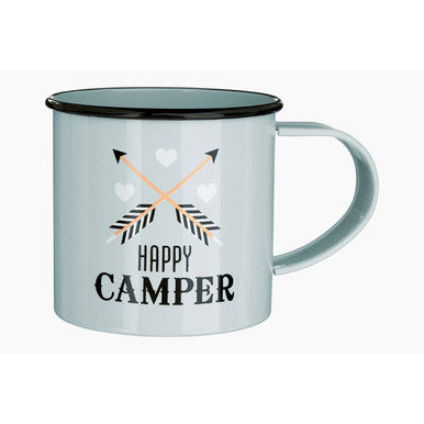 Orsina 350ml Happy Camper Mug – Blue Durable Outdoor Design