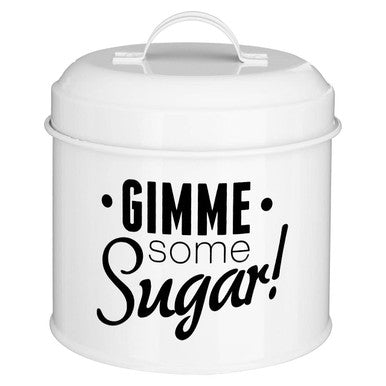 Orsina Pun and Games Set of 3 Round Tea Coffee Sugar Canisters