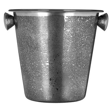 Orsina Silver Wine Bucket – Textured Tapered Champagne Chiller