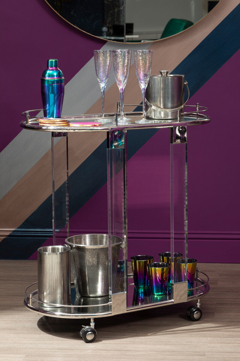 Orsina Glitter Effect Wine Cooler – Upright Insulated Bottle Chiller