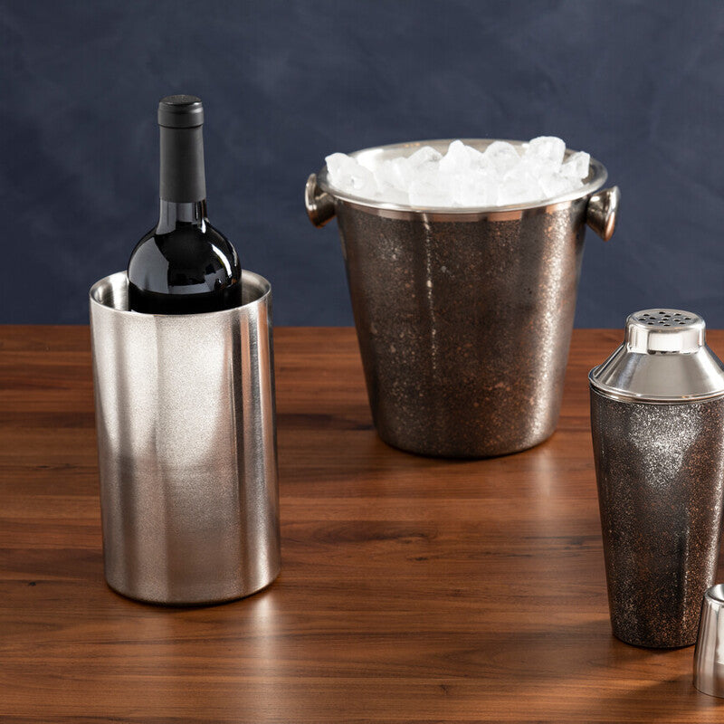 Orsina Glitter Effect Wine Cooler – Upright Insulated Bottle Chiller