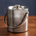 Orsina Glitter Effect Ice Bucket with Lid and Handle – Sparkling Barware