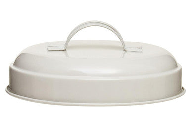 Orsina Grey Dog Food Storage Canister – Galvanised Steel Kibble Bin
