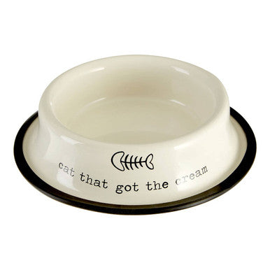 Orsina Adore Pets Cat Bowl – 0.4L Galvanised Steel Feeding Dish