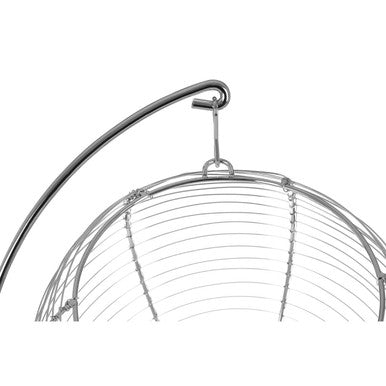 Orsina Emery Hanging Fruit Basket – 2-Tier Chrome Wire Kitchen Storage