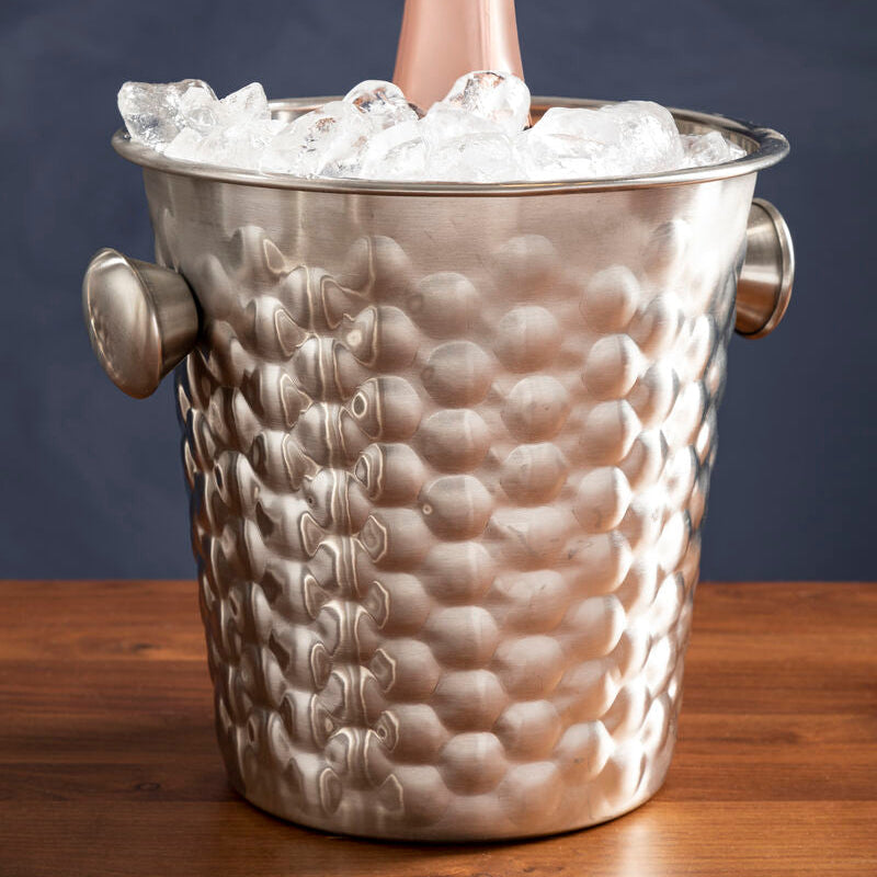 Orsina Honey Bee Wine Cooler | Stainless Steel Honeycomb Ice Bucket