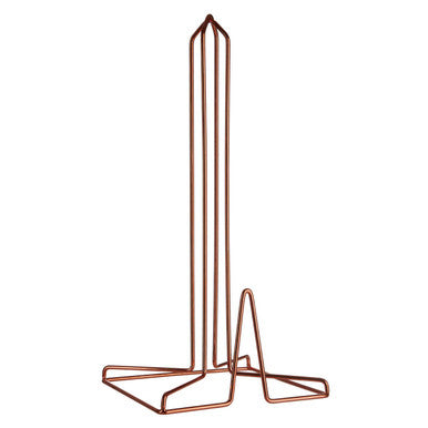 Orsina Vertex Kitchen Roll Holder – Copper Finish Paper Towel Stand