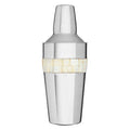 Orsina Silver Cocktail Shaker with Mother of Pearl Inlay Barware