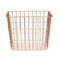 Orsina Vertex Gold Square Wire Basket – Minimalist Storage Organizer