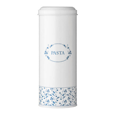 Orsina Blue Rose Pasta Canister – Ceramic Floral Kitchen Storage Jar