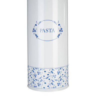 Orsina Blue Rose Pasta Canister – Ceramic Floral Kitchen Storage Jar