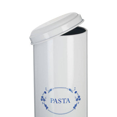 Orsina Blue Rose Pasta Canister – Ceramic Floral Kitchen Storage Jar