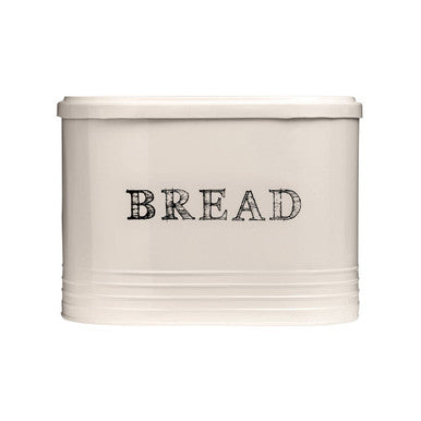 Orsina Sketch Bread Bin – Cream Metal Countertop Storage Box
