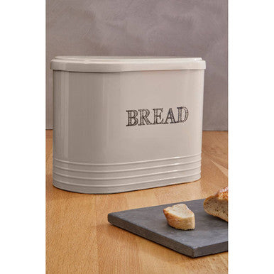 Orsina Sketch Bread Bin – Cream Metal Countertop Storage Box