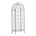 Orsina Cafe Cassis 20-Bottle Wine Rack – Grey Powder Coated Steel