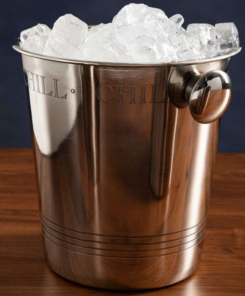 Orsina Bombay Chill Wine Cooler – Engraved Stainless Steel Ice Bucket