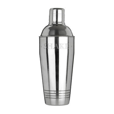 Orsina Bombay Cocktail Shaker – Engraved 3-Piece Cobbler Barware
