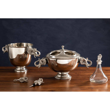 Orsina Yala Silver Elephant Bottle Opener – Nickel Finish Bar Tool