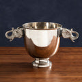 Orsina Yala Elephant Wine Cooler – Silver Mirrored Ice Bucket