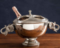 Orsina Yala Elephant Wine Cooler | 4-Bottle Silver Chiller with Lid