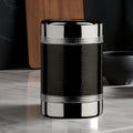 Orsina Wine and Champagne Bottle Cooler – Hammered Black Band