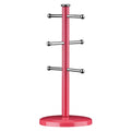 Orsina Hirano Metal Mug Tree – Hot Pink 6-Cup Kitchen Counter Organizer